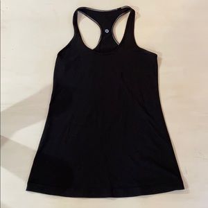 Lululemon black razor back tank top